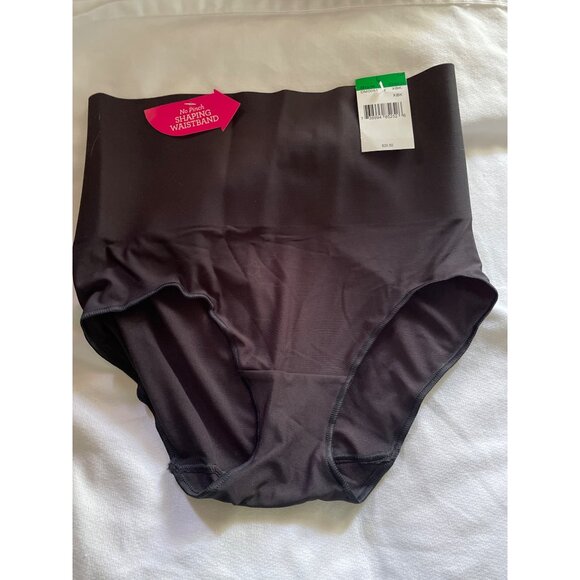 Maidenform Womens Shapewear Briefs With No Pinching Waistband L Black - Picture 1 of 4
